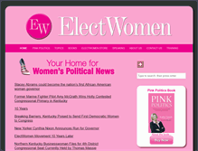 Tablet Screenshot of electwomen.com